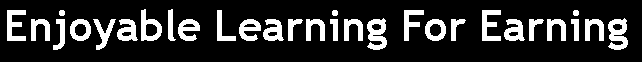 Text Box: Enjoyable Learning For Earning
